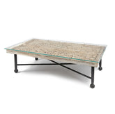 Indian Hand Carved Solid Wood Coffee Table C59